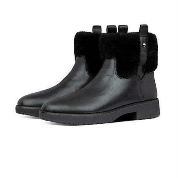 Fitflop Black Mimie Ankle Boots - Picture 1 of 8
